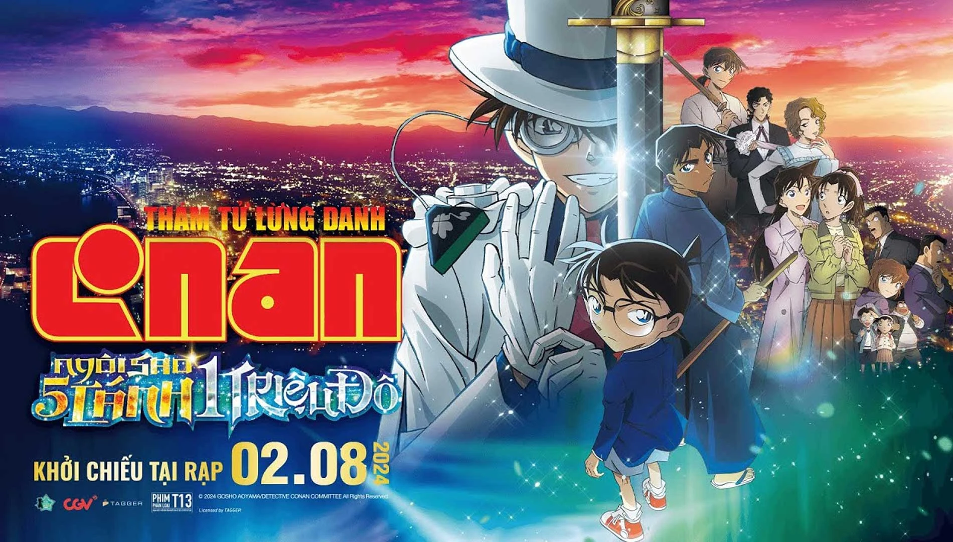 Thám Tử Lừng Danh Conan: Ngôi Sao 5 Cánh 1 Triệu Đô (Detective Conan Movie 27: The Million Dollar Pentagram)